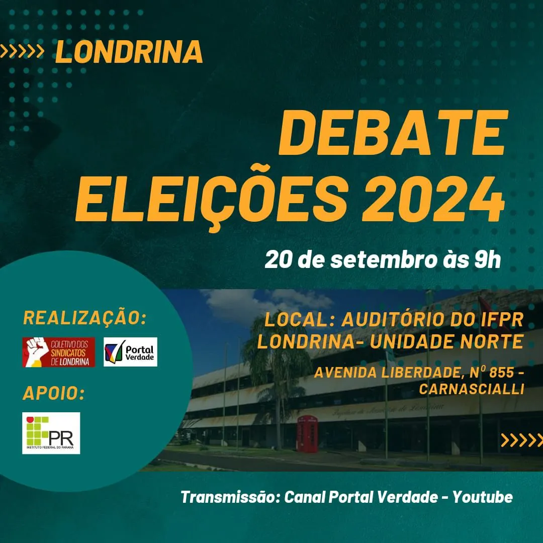 Debate com candidatos à Prefeitura de Londrina